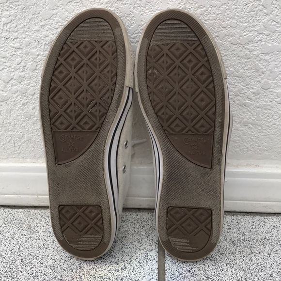 White Low Top Converse - Picture 5 of 5
